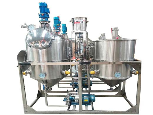 500Kg Per Day Small Stainless Steel Peanut Oil Refining Machine